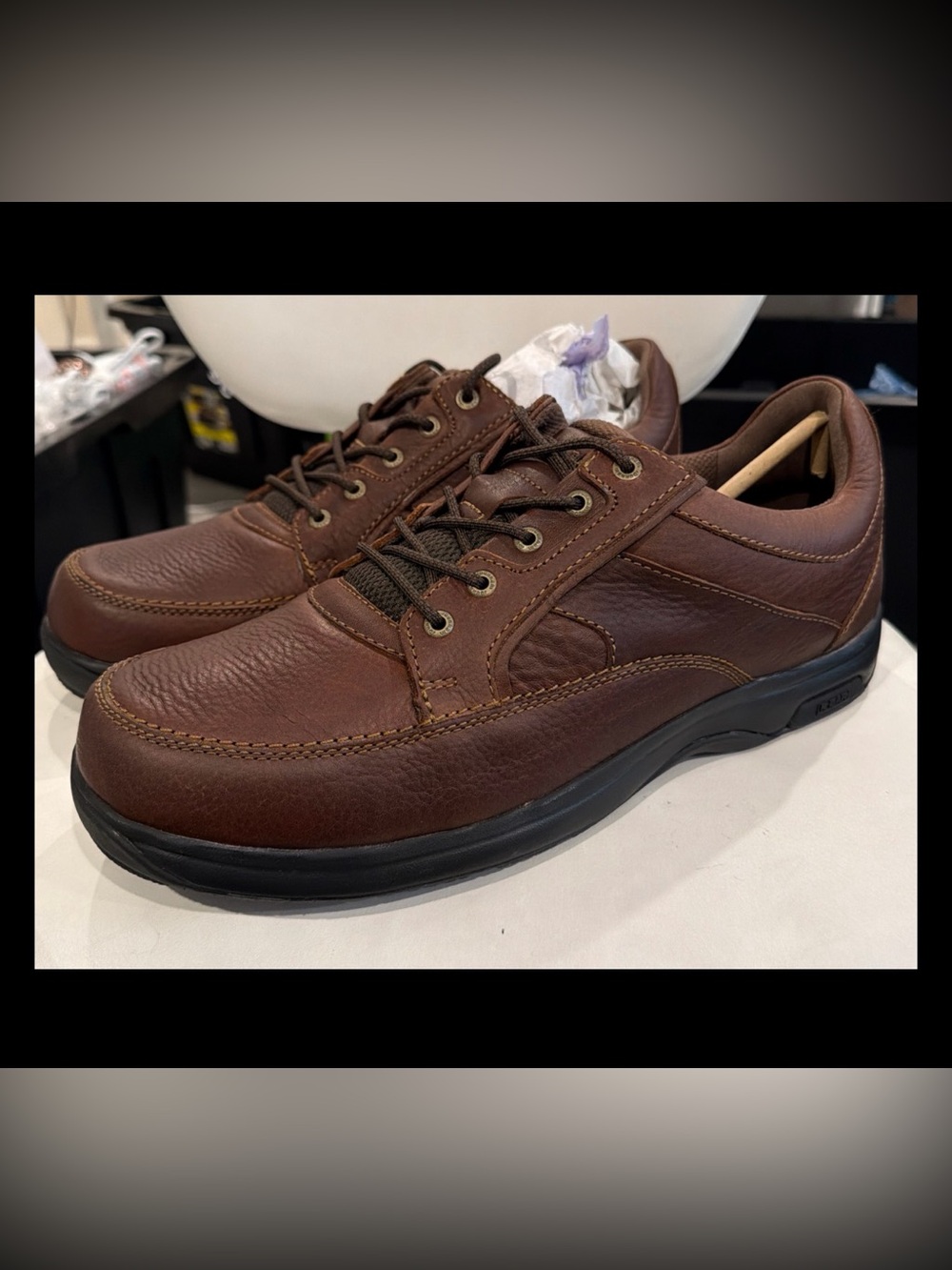 Dunham Midland Oxford Waterproof Men's 14 6E (XXXX WIDE ) Brown